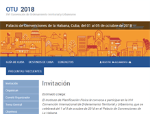 Tablet Screenshot of convencion-otu-cuba.com